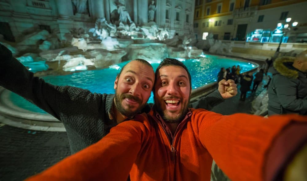 Туристы в Риме