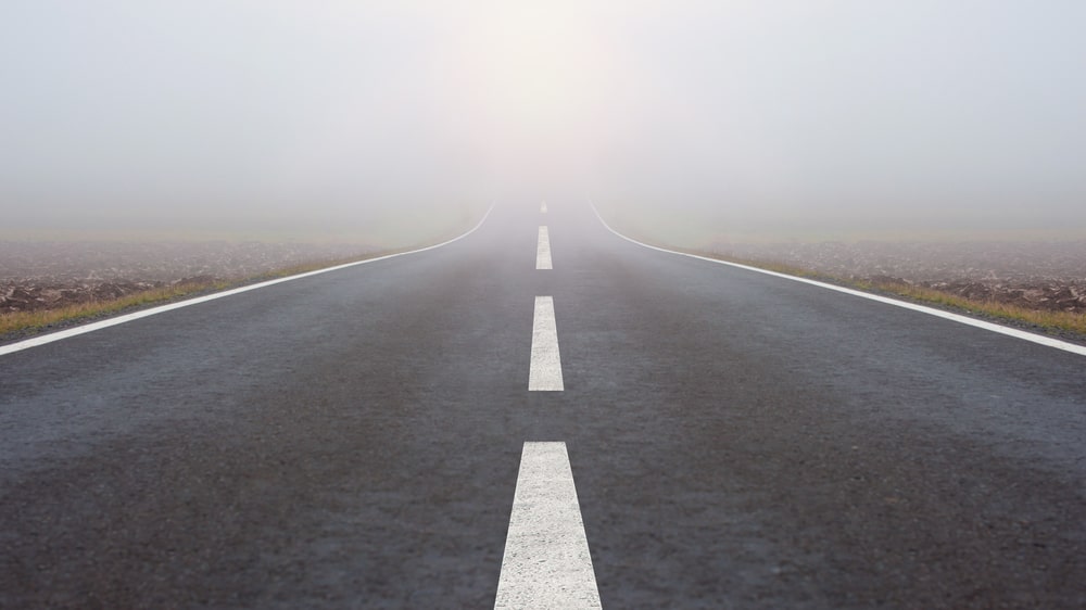 Погода, туман, дорога