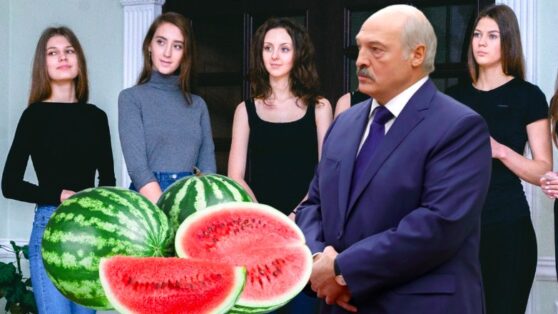 Батька охоч до сладких арбузов