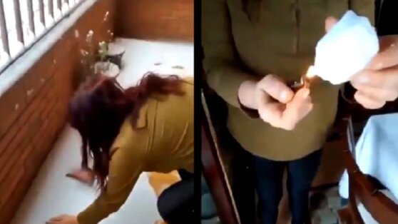 Испанка назвала выпавший снег ненастоящим