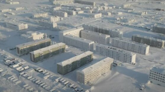 Дрон снял на видео города-призраки за полярным кругом
