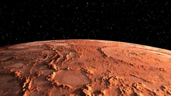 Роскосмос показал подробное фото кратера на Марсе