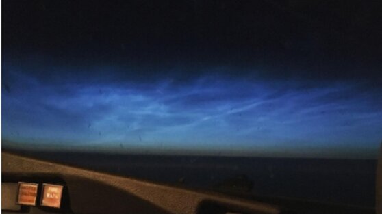 Российский пилот запечатлел редкое природное явление
