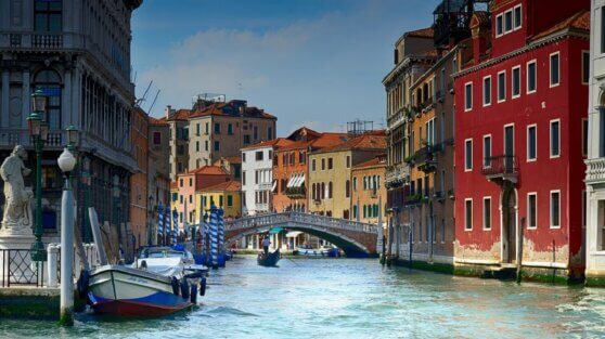 Каналы Венеции сильно обмелели