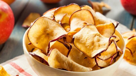 Как приготовить яблочные чипсы в микроволновке