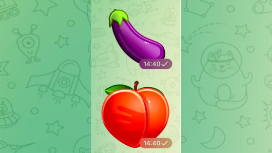 Apple заставила Telegram отключить скандальную анимацию баклажана