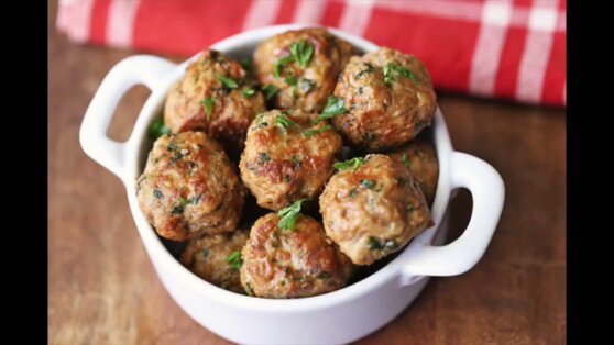 Рецепт мясных тефтелей с грибами