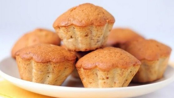 Банановые маффины на кефире: простой рецепт вкусного завтрака