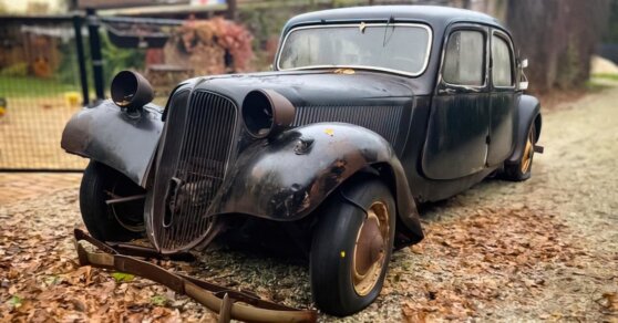 На аукцион выставили редчайший Citroen 1949 года