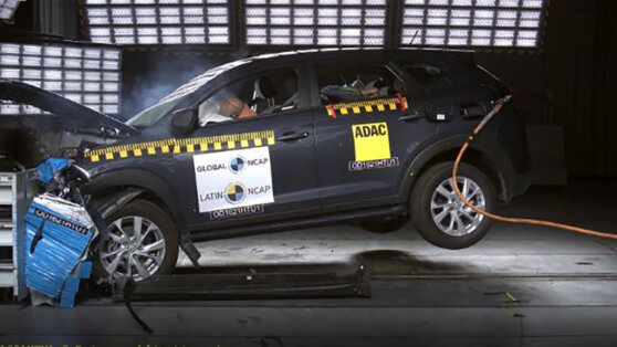 Hyundai Tucson получил ноль звезд на краш-тесте