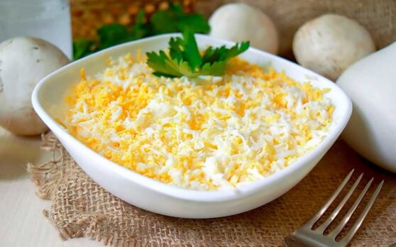 Рецепт салата «Нежность» с курицей