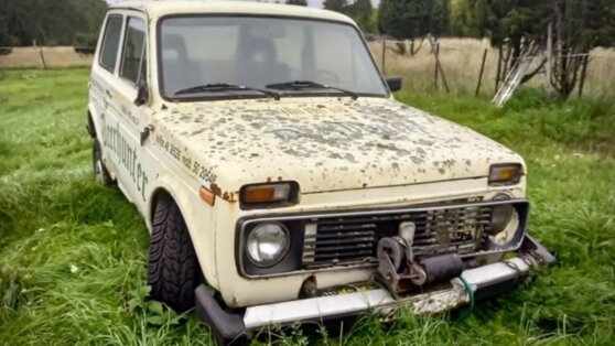 Европейцы высоко оценили ржавую Lada Niva, простоявшую в гараже 15 лет