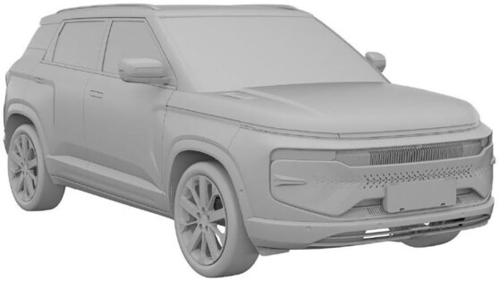 Geely придумала прятать фары кроссовера во время стоянки