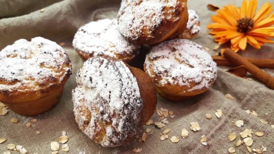 Быстрый завтрак: простые творожные кексы