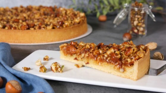 К чаю: рецепт вкусного орехового тарта