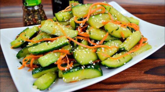 Как приготовить огурцы по-корейски