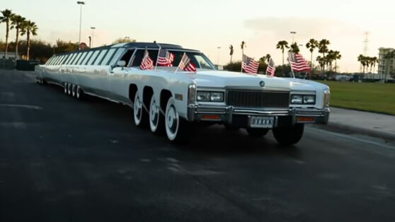 Самый длинный в мире автомобиль стал еще длиннее