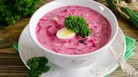 Вкусно и аппетитно: холодный свекольник на кефире