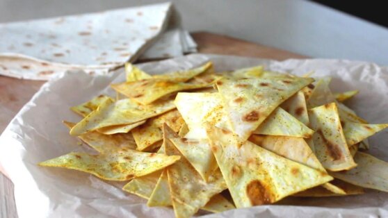 Как приготовить чипсы из лаваша со сметаной