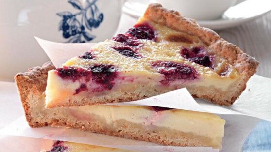 Рецепт творожного пирога с малиной Рецепт творожного пирога с малиной