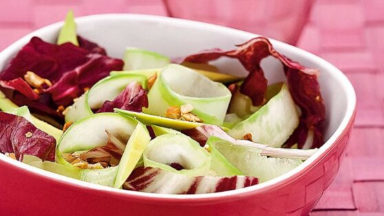 Рецепт салата из кабачков и авокадо