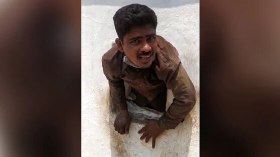 После воровства в храме парень застрял в стене