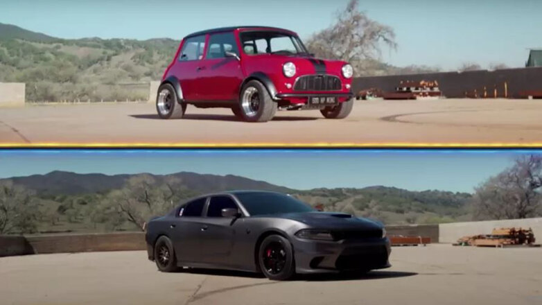 Dodge Charger Hellcat и Mini Cooper S