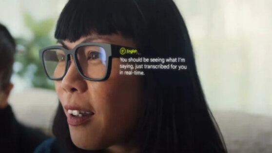 Google показала прототип AR-очков, способных переводить чужую речь
