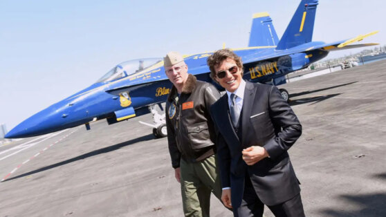 Том Круз произвел фурор на премьере