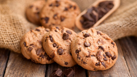 Рецепт на 5 минут: американское печенье с шоколадной крошкой