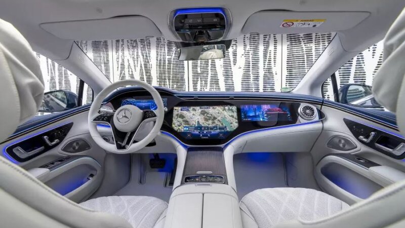 Салон Mercedes-Benz EQS