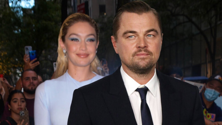 Американский актёр Леонардо Ди Каприо и Американская модель Джиджи Хадид