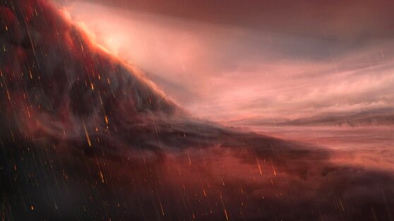 Ученые обнаружили самый тяжелый элемент на экзопланете с железными дождями