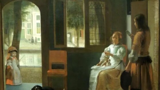 На 350-летней картине разглядели «доказательство» путешествия во времени