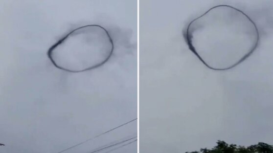 В небе над Вьетнамом появилось необычное черное кольцо В небе над Вьетнамом появилось необычное черное кольцо